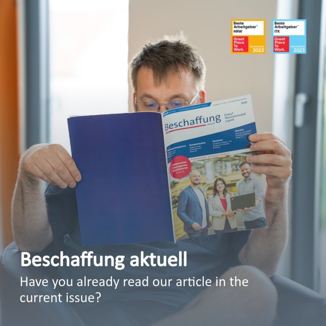 📣 Beschaffung aktuell
The current cover story is a ...